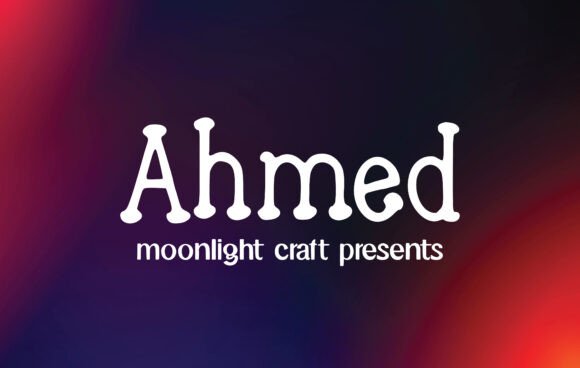 Ahmed: A Handwritten Font for Web Design