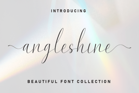 Angleshine: A Stylish Script Font
