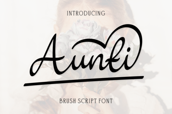Aunti: A Sweet Script Font for Creative Projects