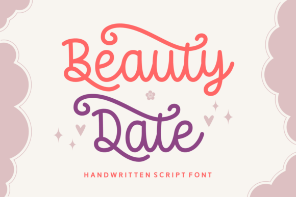 Beauty Date: A Script Font for Elegant Design