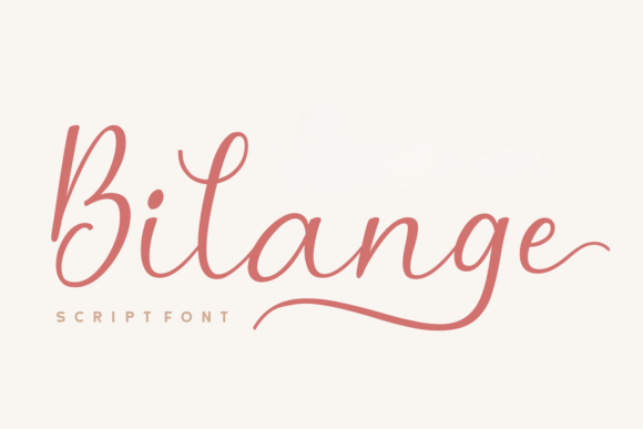 Bilange: A Script Font for Elegant Design
