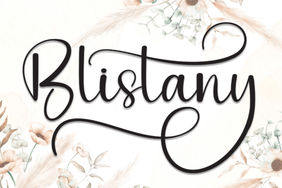 Blistany: A Stylish Script Font for Business