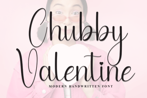 Chubby Valentine Font for Creative Makers