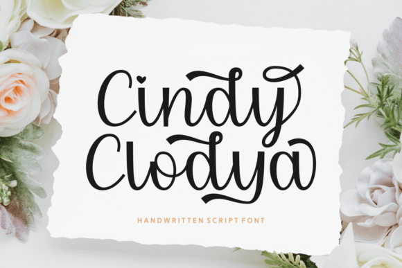 Cindy Clodya: A Script Font for Real-World Design