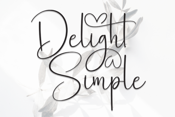 Delight Simple: A Whimsical Web Font