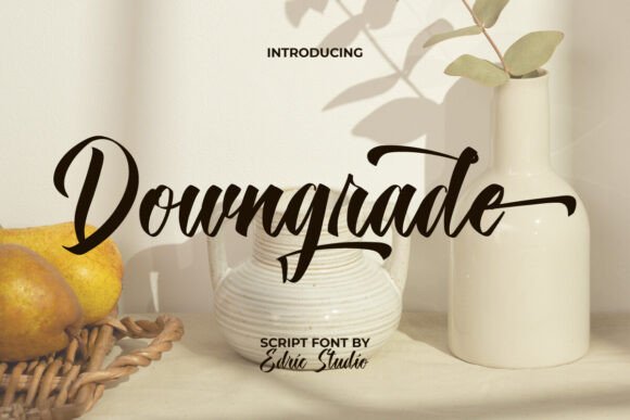 Downgrade Font: A Stylish Script for Business