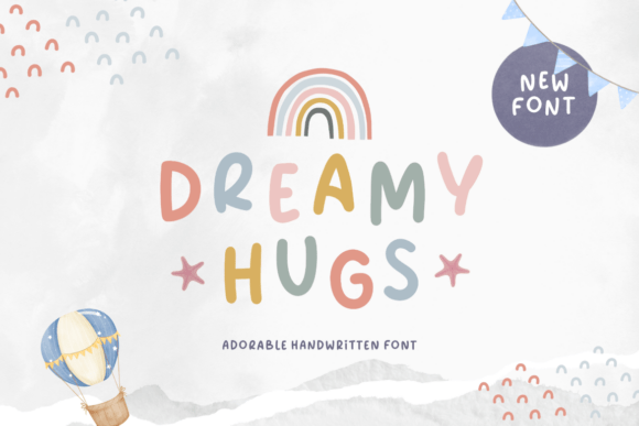 Dreamy Hugs Font for Web Design