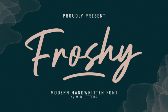 Froshy: A Script Font for Creative Projects