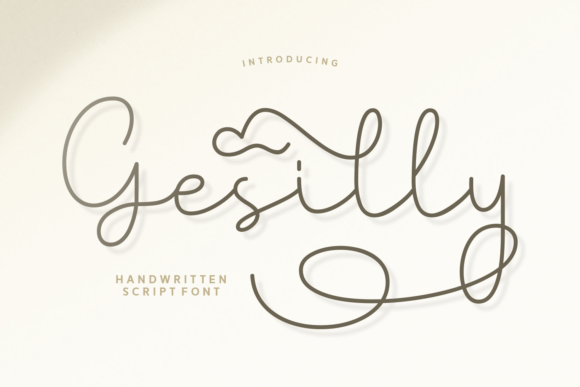 Gesilly: A Playful Script Font for Creative Campaigns