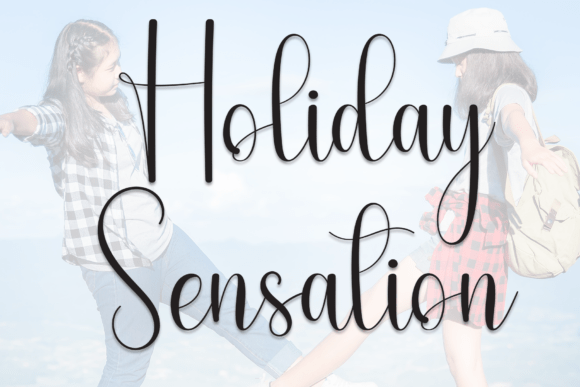 Holiday Sensation: A Script Font with Festive Flair