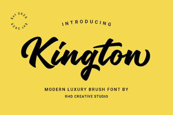 Kington: A Bold Script for Business