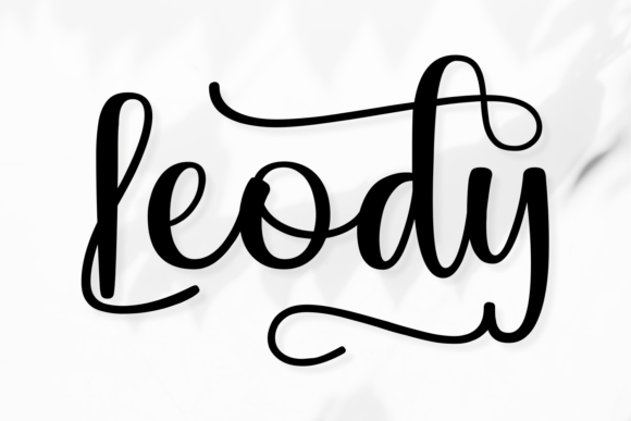 Leody: A Stylish Script Font
