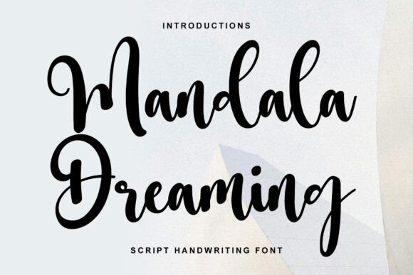 Mandala Dreaming Font for Creative Marketing