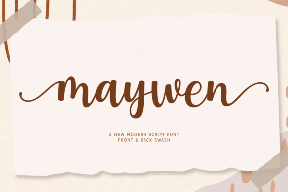 Maywen: A Modern Script Font for Creative Marketing