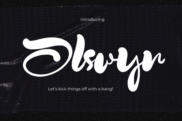 Olswyn: A Stylish Script Font