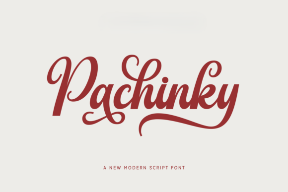 Pachinky Font: Bold Script for Web Design
