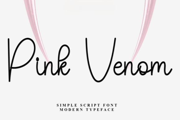 Pink Venom: A Stylish Script Font
