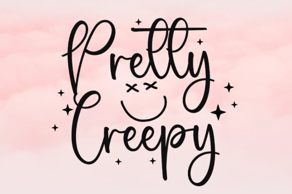 Pretty Creepy: A Stylish Script Font
