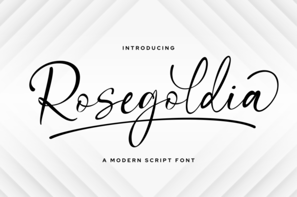 Rosegoldia: A Modern Script Font