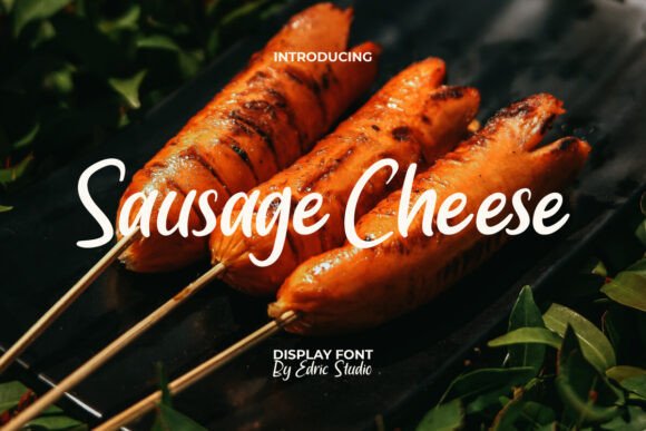 Sausage Cheese Font for Business