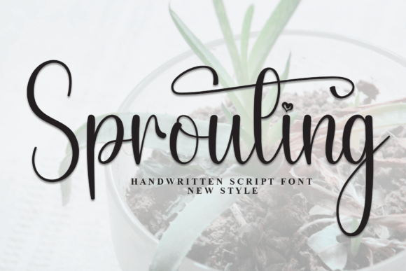 Sprouting: A Beautiful Script Font for Business Branding