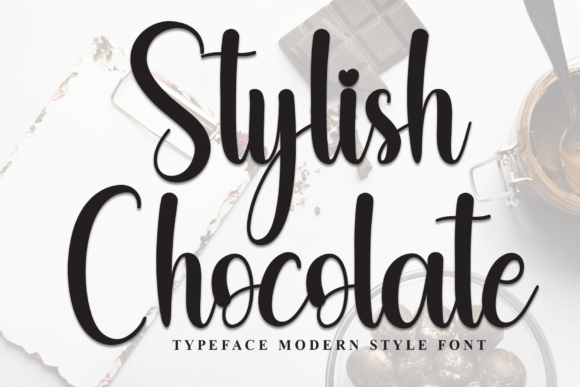 Stylish Chocolate: A Script Font for Real-World Design