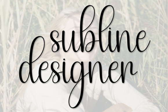 Subline Designer: A Handwritten Script Font for Creative Branding