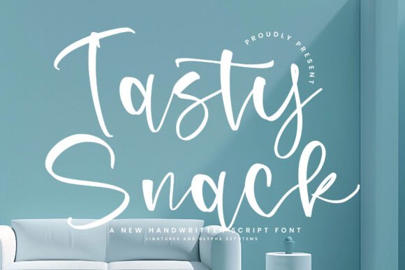 Tasty Snack: A Script Font for Creative Projects