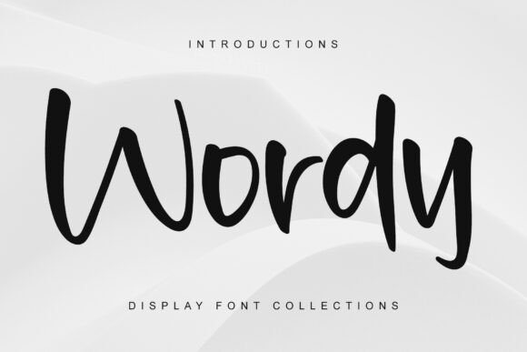 Wordy: A Stylish Script Font